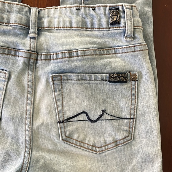 7 for All Mankind: Girls Paxtyn Slim Fit Jeans, Size 10 - Picture 6 of 8